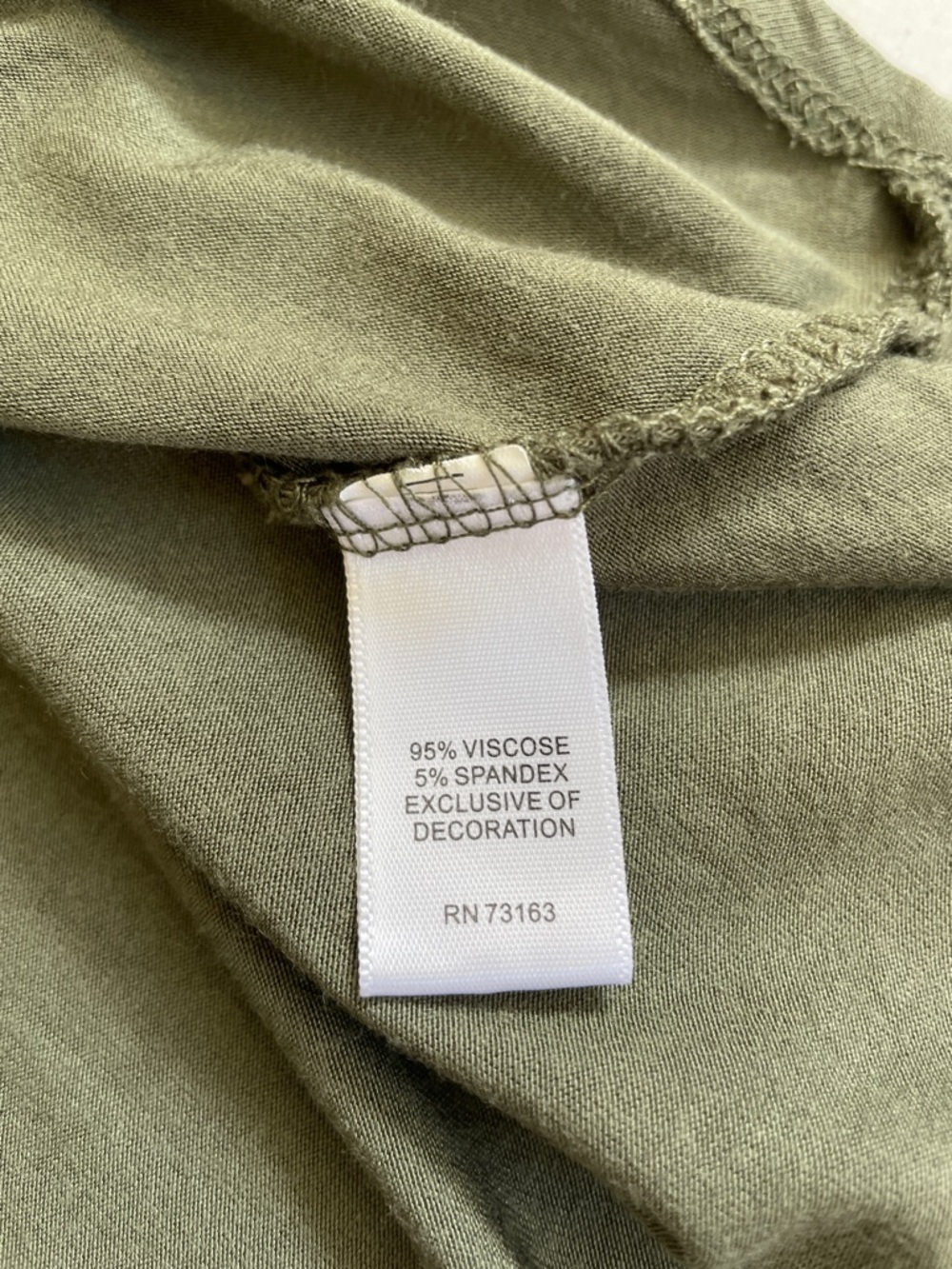 Cable & Gauge Olive Green Sleeveless Top with Embroidered Detail, size XL - Picture 8 of 11